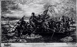 Washington Crossing the Delaware, joulu 1776, noin 1931